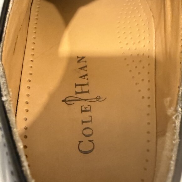 Cole Haan Caldwell Black Leather Oxford Cap Toe Lace Up 08330 Men's Size 10D - Picture 11 of 12